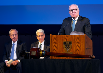 Dean Robert Blocker speaks at Convocation 2019