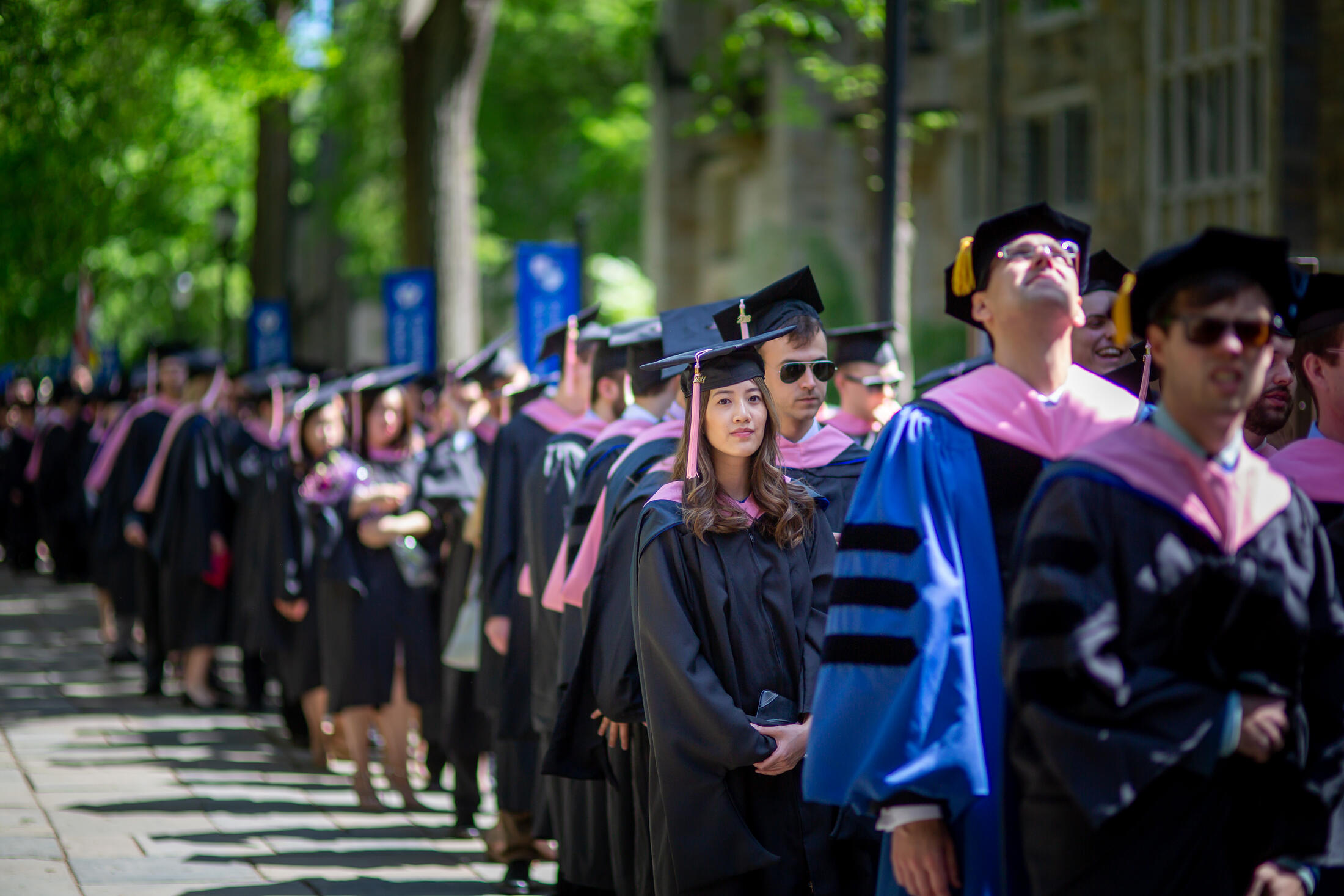 YSM grad at commencement